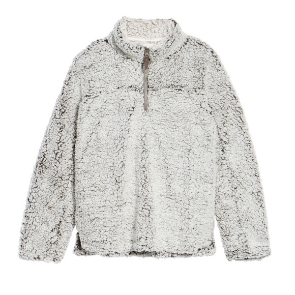 Thread & Supply Sweaters - Thread & Supply Wubby Fleece Pullover Charcoal